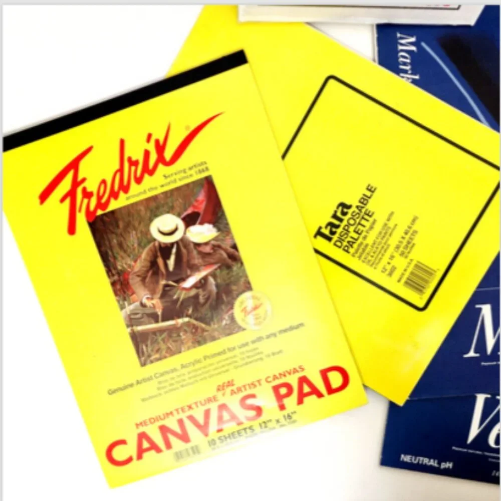 RARE Artist Pad Canvas Pad, DisposablePallette, Marker Pad, Vellum Pad &…